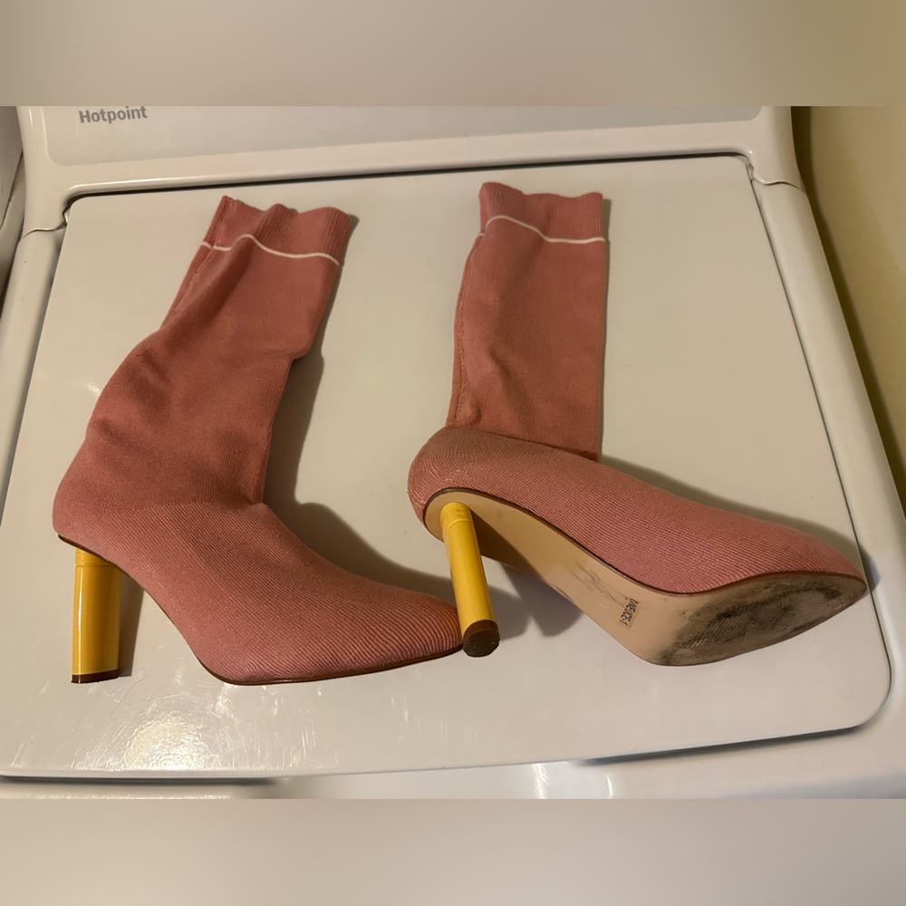Pink boots